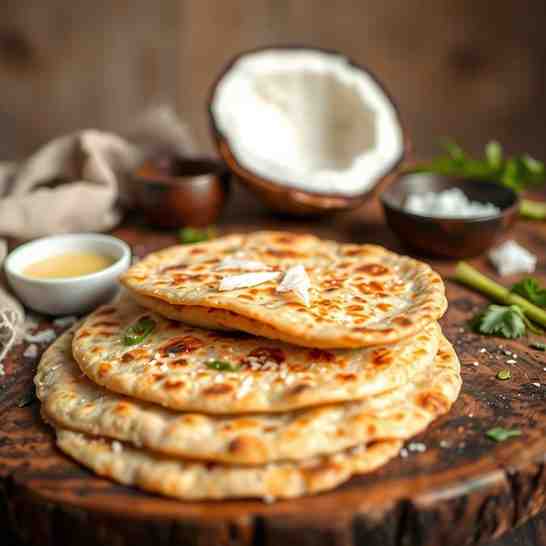 Easy Gluten-Free Roti - Chewy Coconut Flatbread Recipe