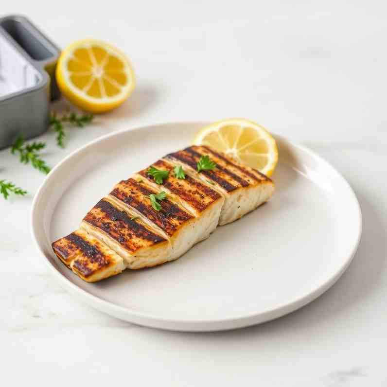 Easy Grilled Fish for One - Healthy Oven-Cooked Meal