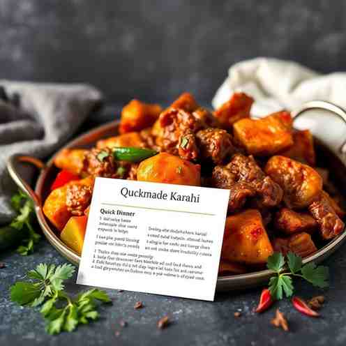 Easy Homemade Karahi - Quick Dinner Recipe