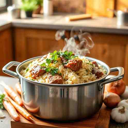Easy One-Pot Riz au Gras - Rice Meal