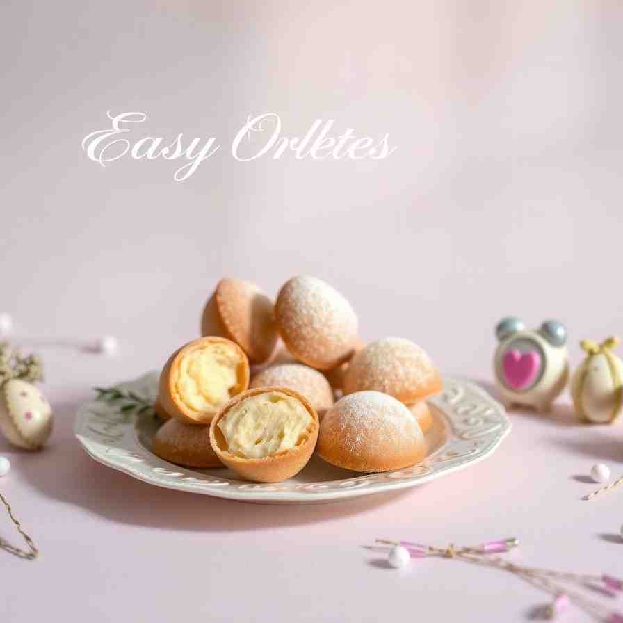 Easy Orelletes Recipe - Easter Dessert