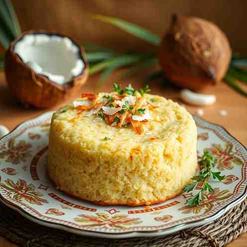 Easy Plant-Based Cassava Bake - Kiribati Coconut Treat