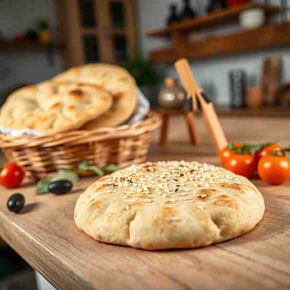 Easy Recipe to Make Bread at Home - Fluffy Cypriot Pita