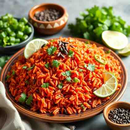 Easy Red Rice - Make Mexican Rice with Achiote Seeds