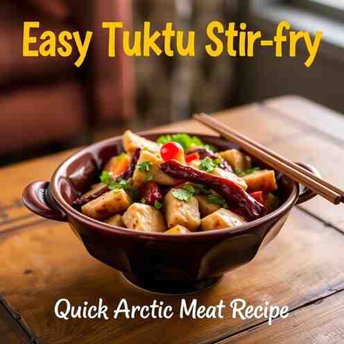 Easy Tuktu Stir-Fry - Quick Arctic Meat Recipe
