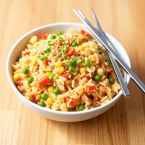 Easy Veggie Fried Rice - Wok-Free Weeknight Meal