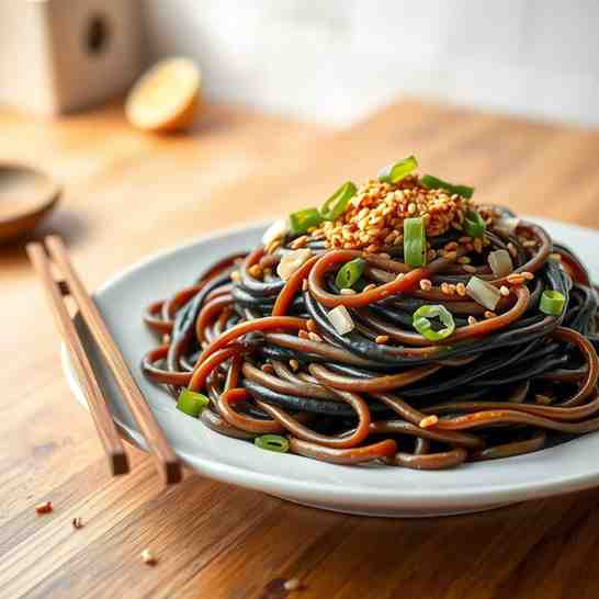 Homemade Black Bean Noodles - Easy Zhajiangmian Recipe