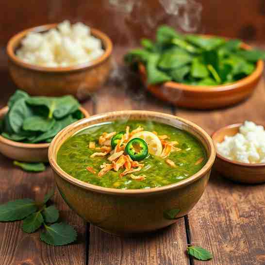 Efo Riro - Nigerian Spinach Stew Recipe