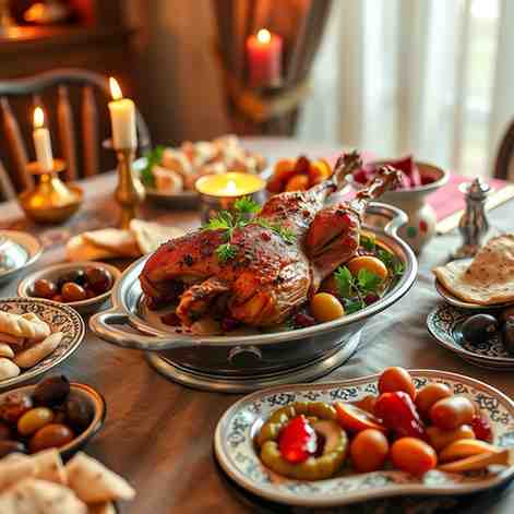 Easy Fried Duck with Rakā’iq - Egyptian Ramadan Feast at Home