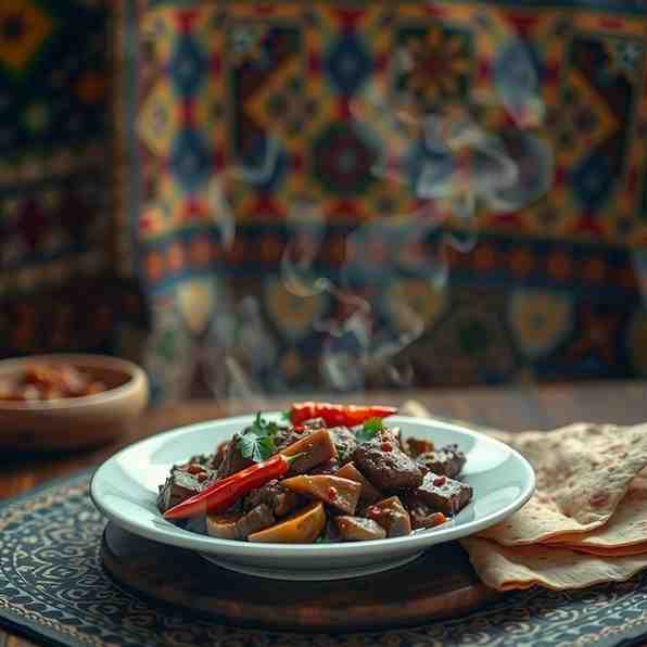 Eritrean Dulet - Spicy Beef Tripe & Liver Recipe