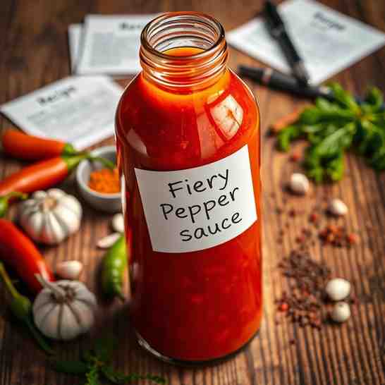 Fiery Homemade Pepper Sauce - Easy Recipe Guide