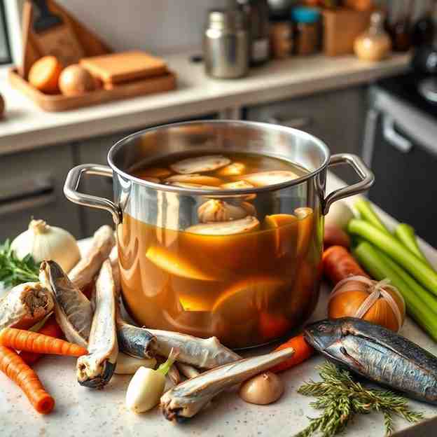 Fish Bone Broth Savor Barbadian Sea Flavors