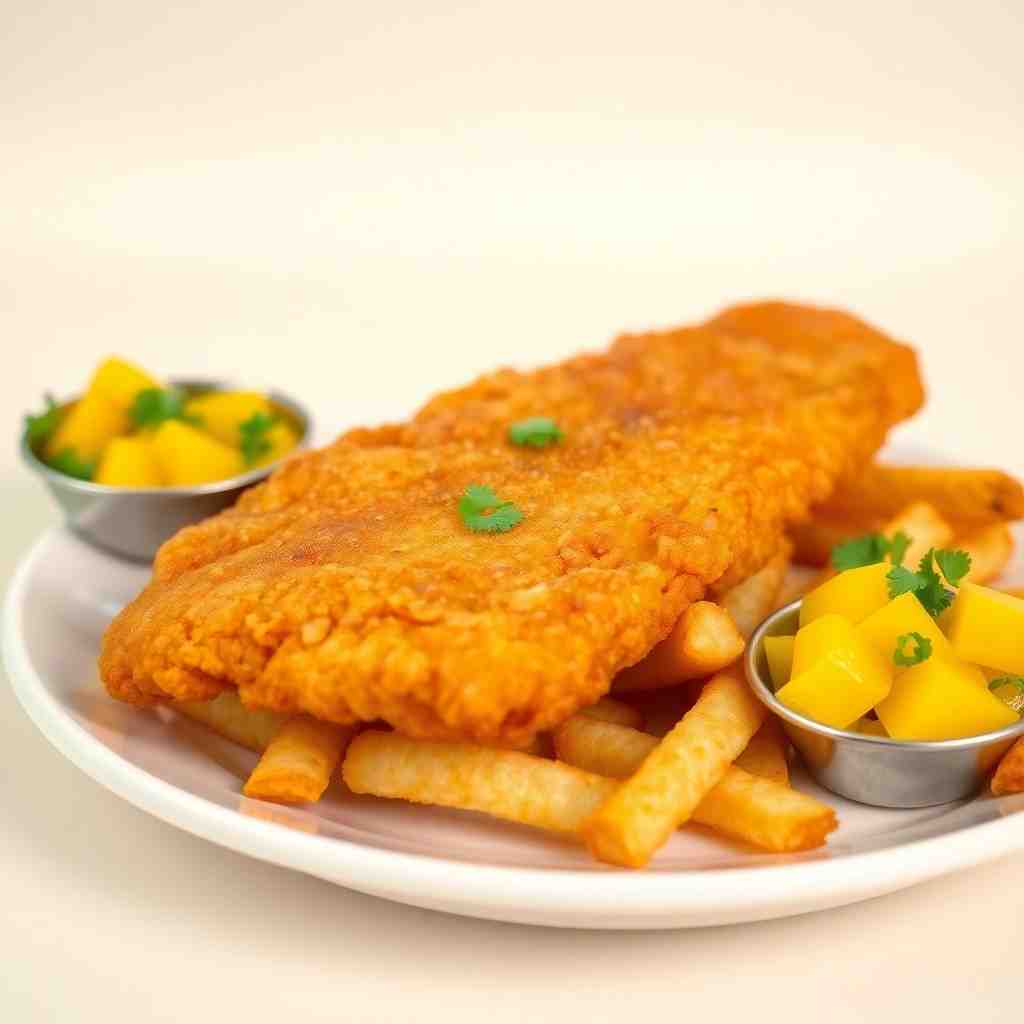 Bajan Crispy Fish and Chips Recipe
