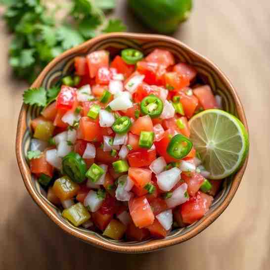 Fresh Pico de Gallo - Mexican Salsa Recipe