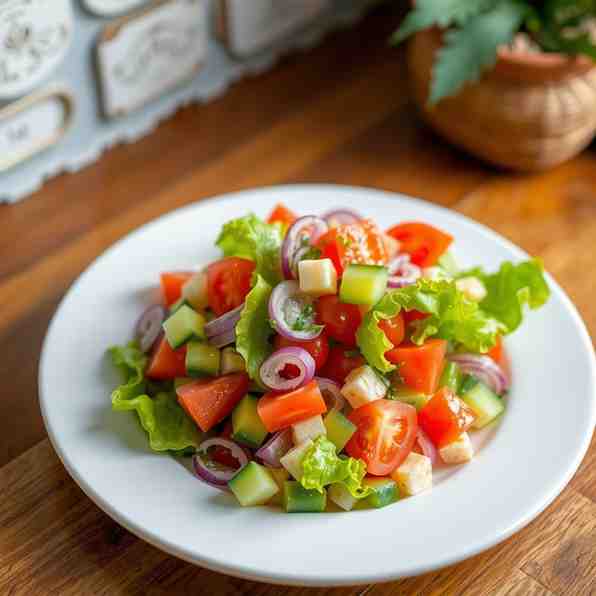 Ensalada Mixta - Fresh Salad Recipe