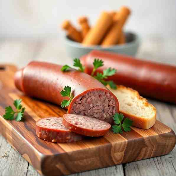 German Ground Beef Sausage (Rinderwurst)