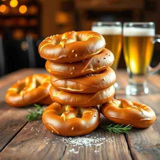 Crisp German Soft Pretzels Recipe