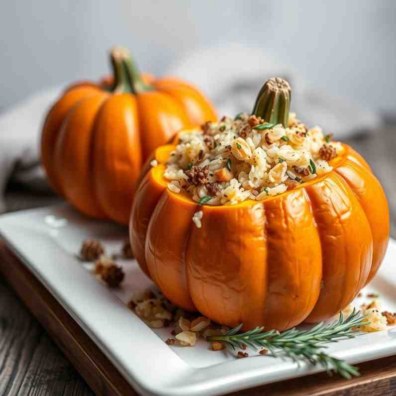 Ghapama (Armenian Stuffed Pumpkin)