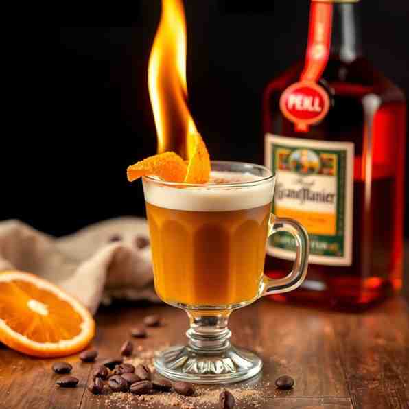 Grand Marnier Drink Recipes - Flaming Greenlandic Coffee