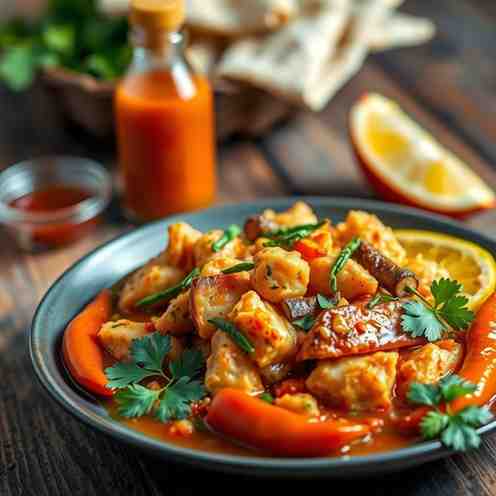 Grenadian Saltfish SouseRecipe & Scotch Bonnet Kick