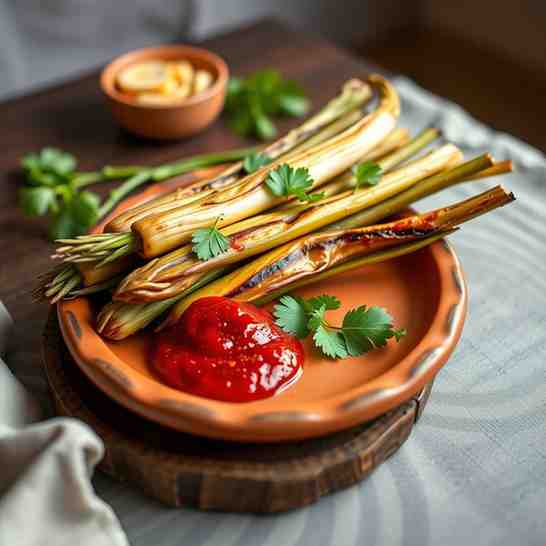 Grilled Calçots with Romesco Recipe