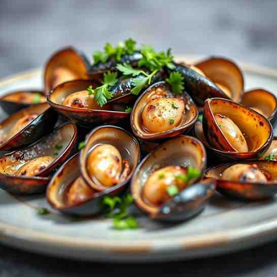Grilled Limpets - Sea Food Snack
