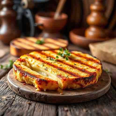 Grilled Majorero Cheese - Canarian Recipe