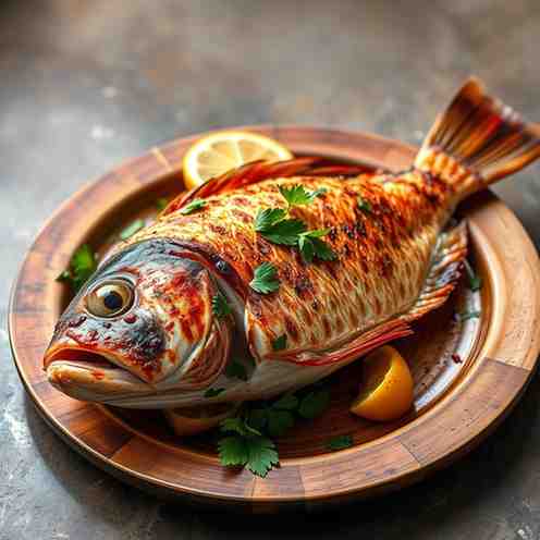 Grilled Whole Red Snapper - Creole Recipe