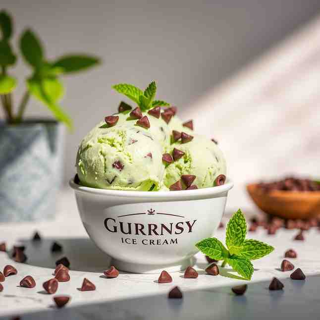Guernsey Ice Cream - Mint Choc Chip Paradise