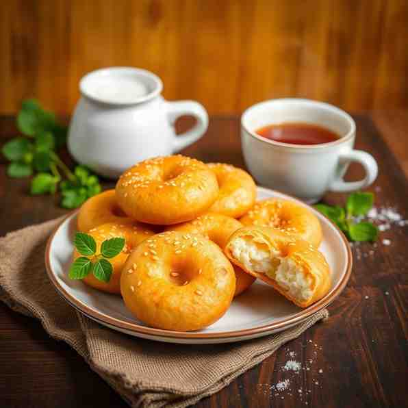 Sel Roti Cooking Sel Roti Recipe - Best Nepali Sweet Roti Doughnuts | CulinaryCreationss
