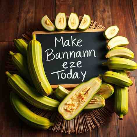 Haitian Green Plantains - Make Bannann Peze Today