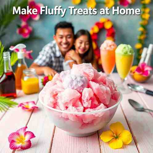 Hawaiian Shaved Ice - Make Fluffy Treats at Home