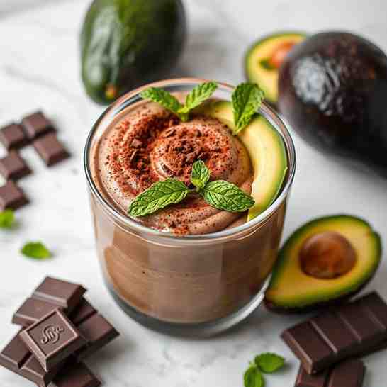 Healthy Avocado Chocolate Mousse Recipe - Omega-3 Rich & Easy