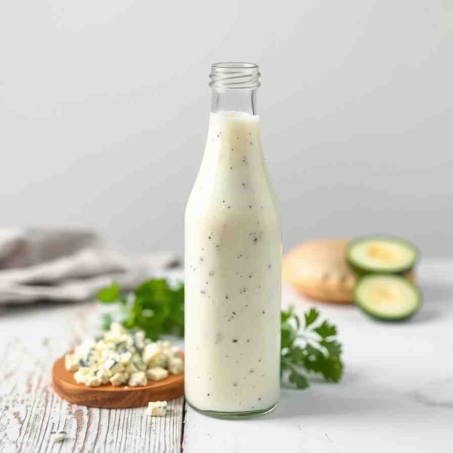 Healthy Blue Cheese Dressing - Creamy Crema Recipe