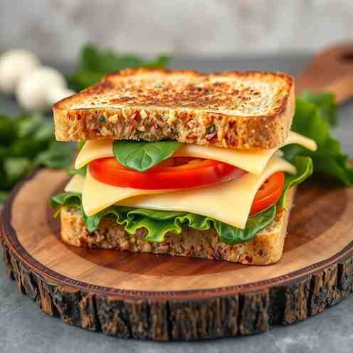 Healthy Cheese Sandwich - High-Protein & Fiber Recipe