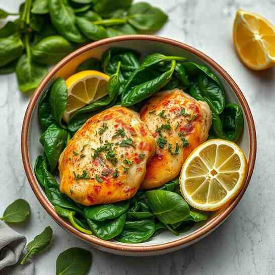 Healthy Chicken & Spinach Recipe - One-Pan 30-Min Dinner