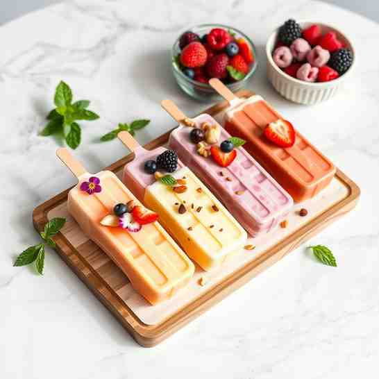 Healthy Frozen Yogurt Bars - Easy Recipe for Delicious Snacks