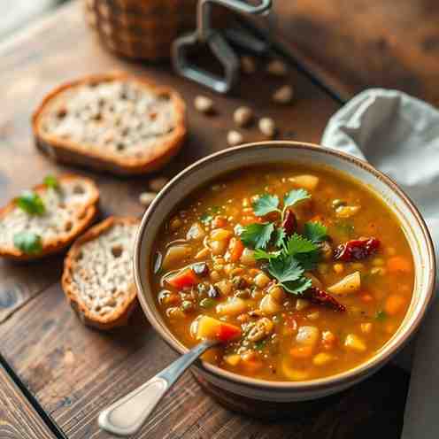 Healthy Lentil Soup - Easy, Low-Sodium