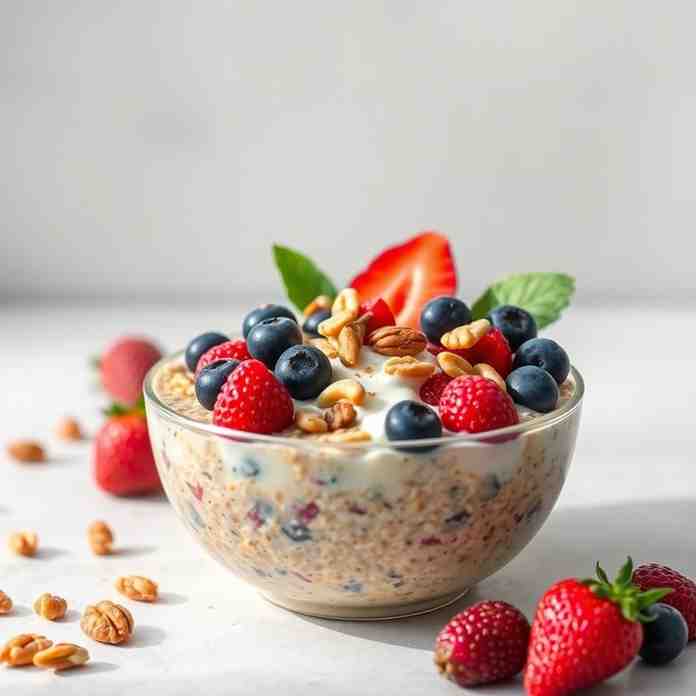 Healthy Müesli Overnight Oats - Dairy-Free & Digestion-Friendly