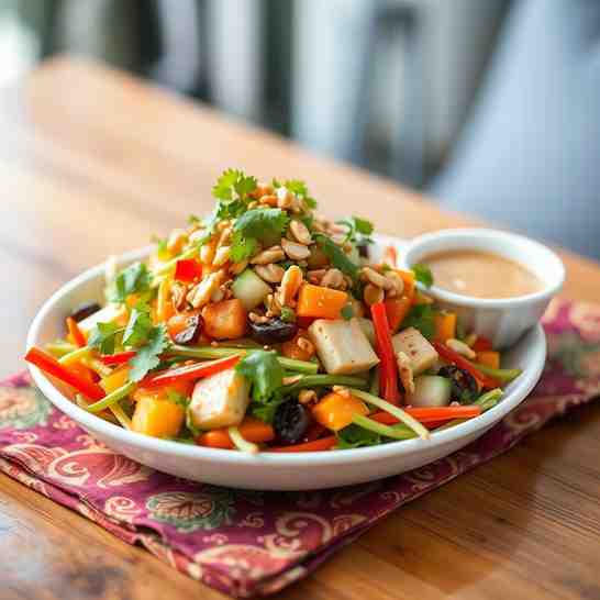 Healthy Rojak - The Best Salad Mix & Quick Peanut Sauce Recipe
