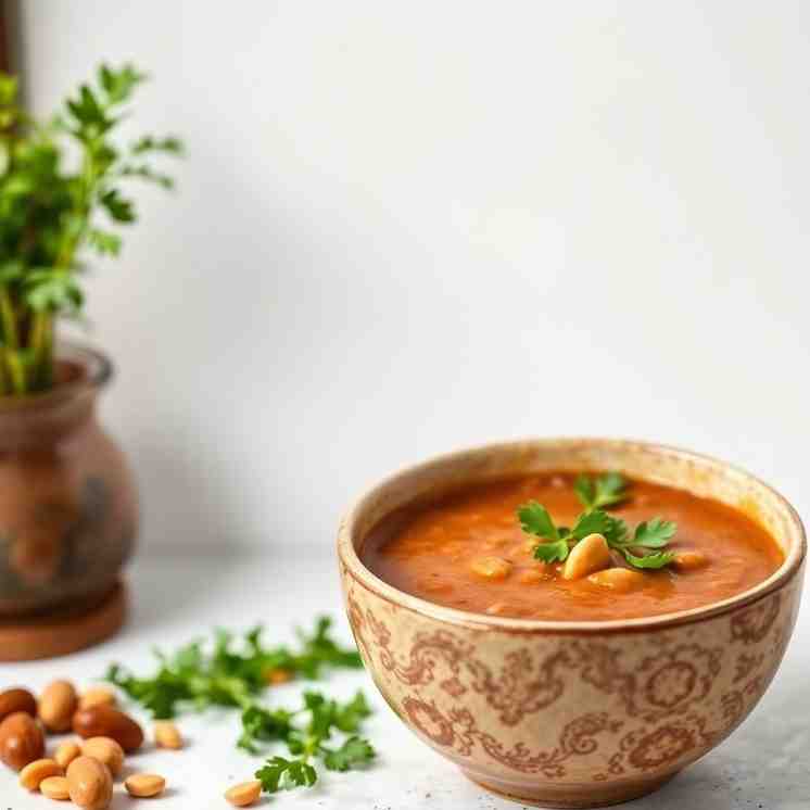 Heart-Healthy Vegan Gluten Free Soup - Liberian Peanut