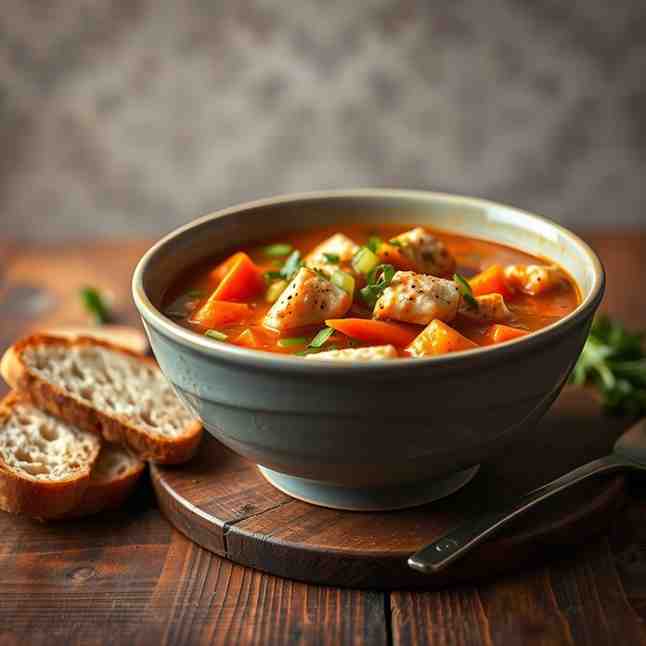 Hearty Spicy Fish Soup Recipe