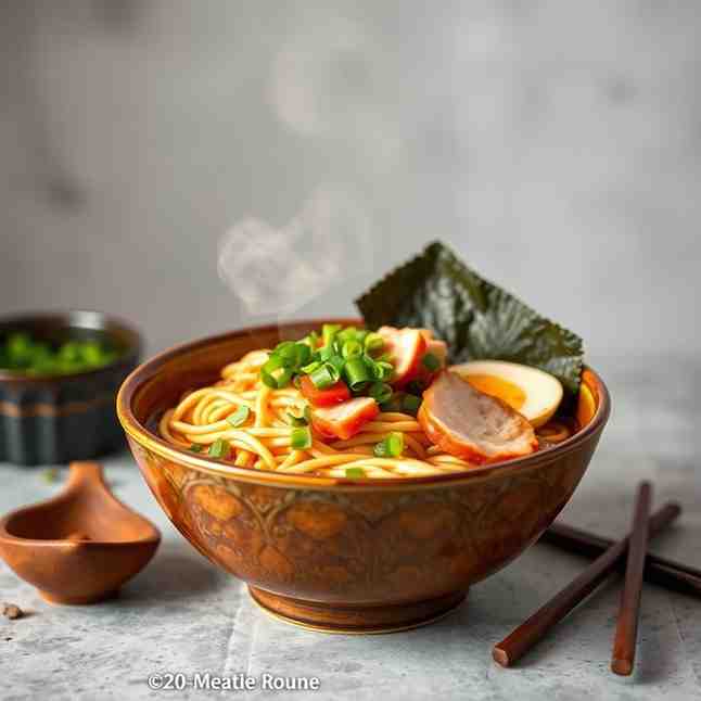 Hearty Spicy Miso Ramen - Easy Homemade Noodles