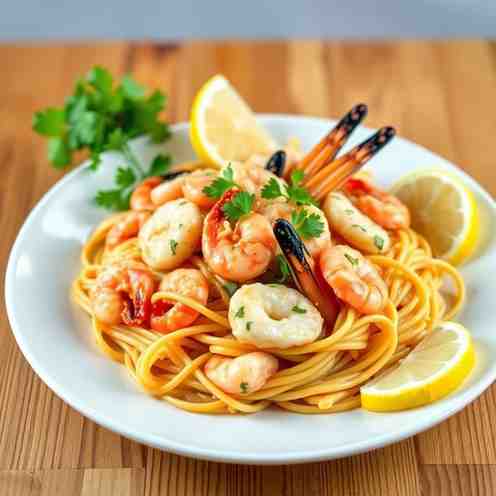 High-Protein Omega-3 Seafood Pasta - Easy Recipe