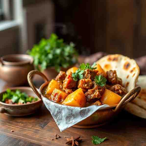 Homemade Aloo Gosht - Easy Potato & Beef Recipe