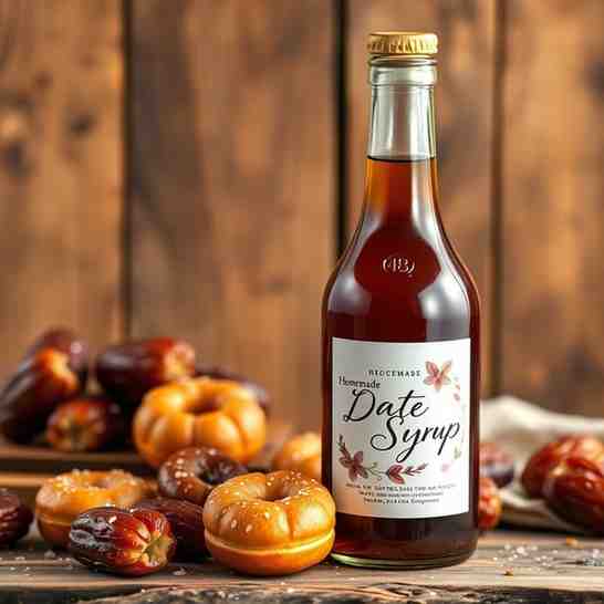 Homemade Date Syrup - Perfect for Small Donuts & More