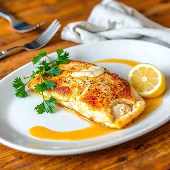 Honey Mustard Arctic Char Fillet - Easy Baked Recipe