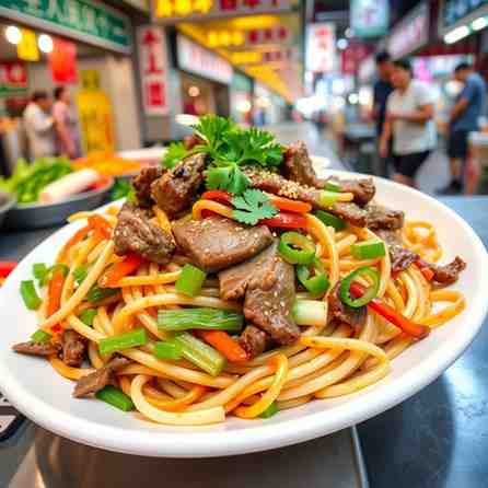 Hong Kong Beef Chow Fun - Dry-Fried Noodles