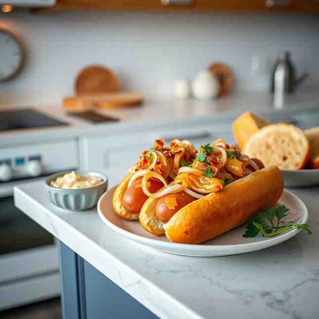 Icelandic Hot Dogs at Home