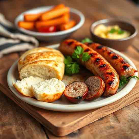 Irish White Pudding & Scottish Sausage - Easy Recipe